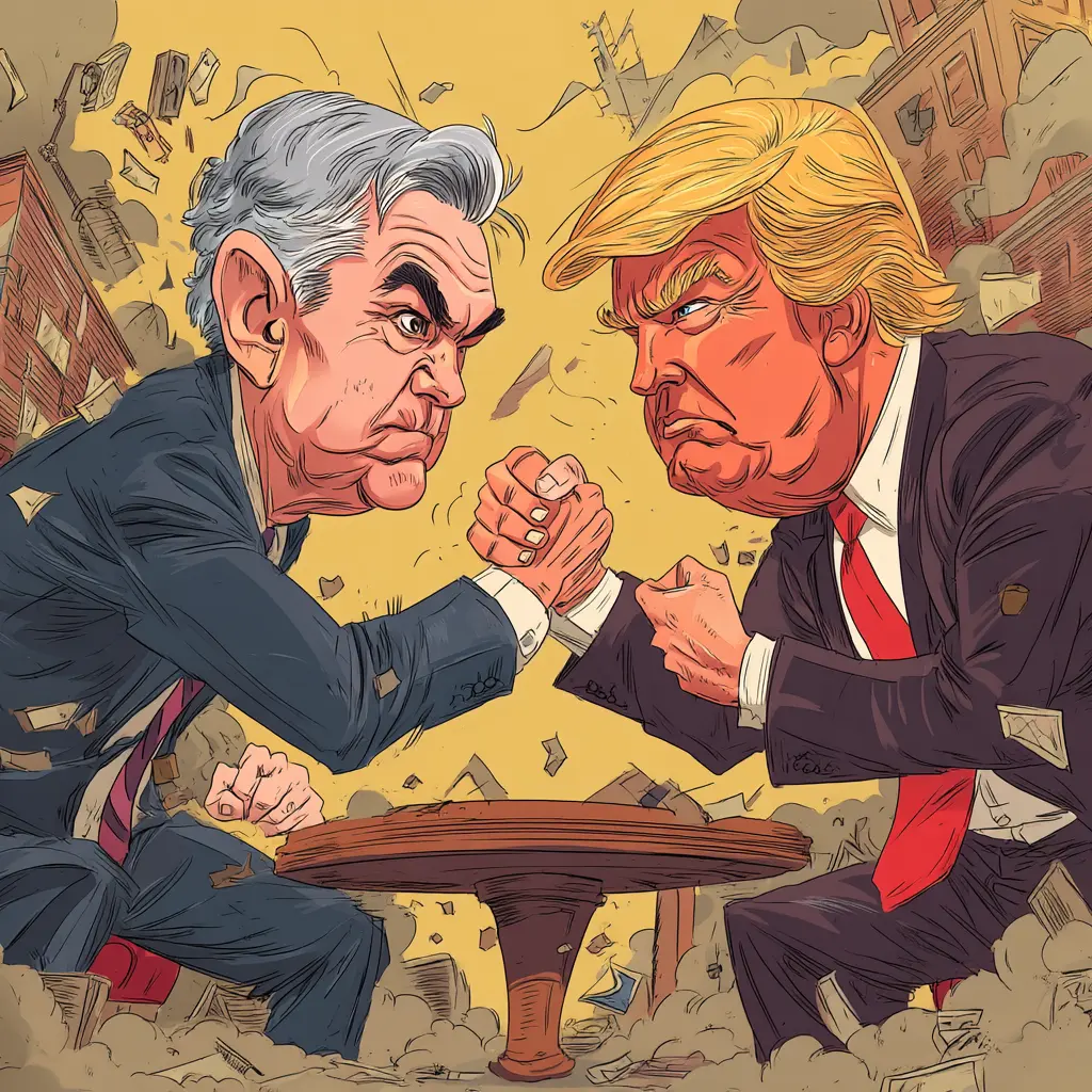 trump vs powell